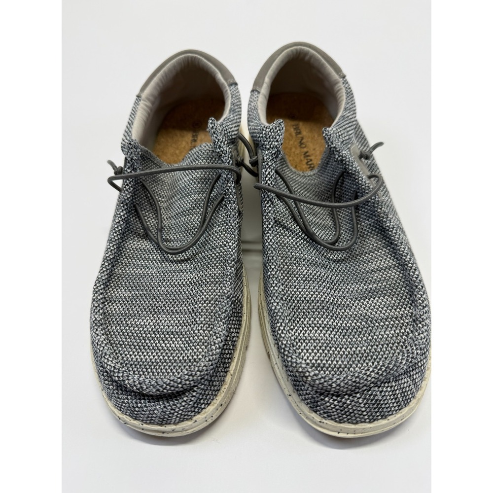 Bruno Marc BLS211 Mens 9 Loafers Gray Moc Toe Casual Slip On Lightweight Shoes